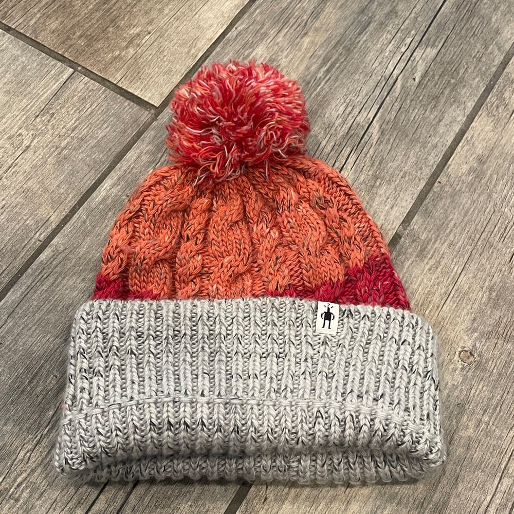 Smartwool wool blend Knit Beanie with Pom Pom